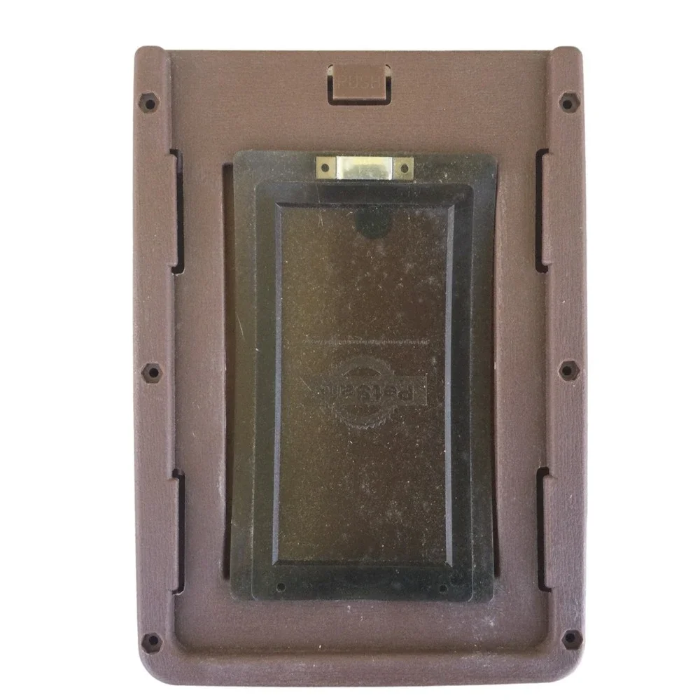Pet Safe Pet Door Small Pets Up To 12 lbs (Brown)